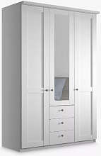 Шкаф распашной София-15 Икеа (IKEA) трехдверный с зеркалом мдф