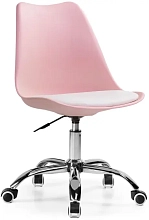 Кресло компьютерное Kolin pink / white