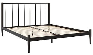 Кровать металлическая Бри 160х200 черная