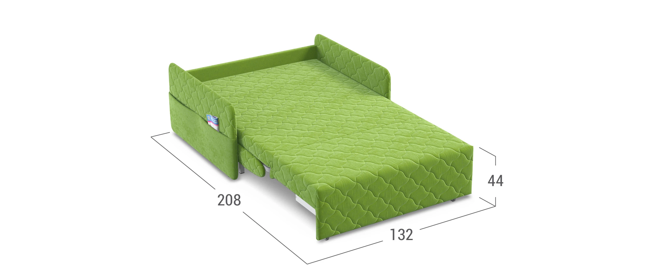 кровать длина 120 см