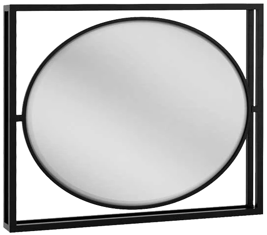 

Зеркало Loft round, Черный