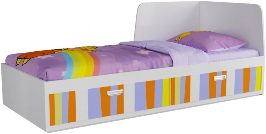 Детские выдвижные кровати с бортом