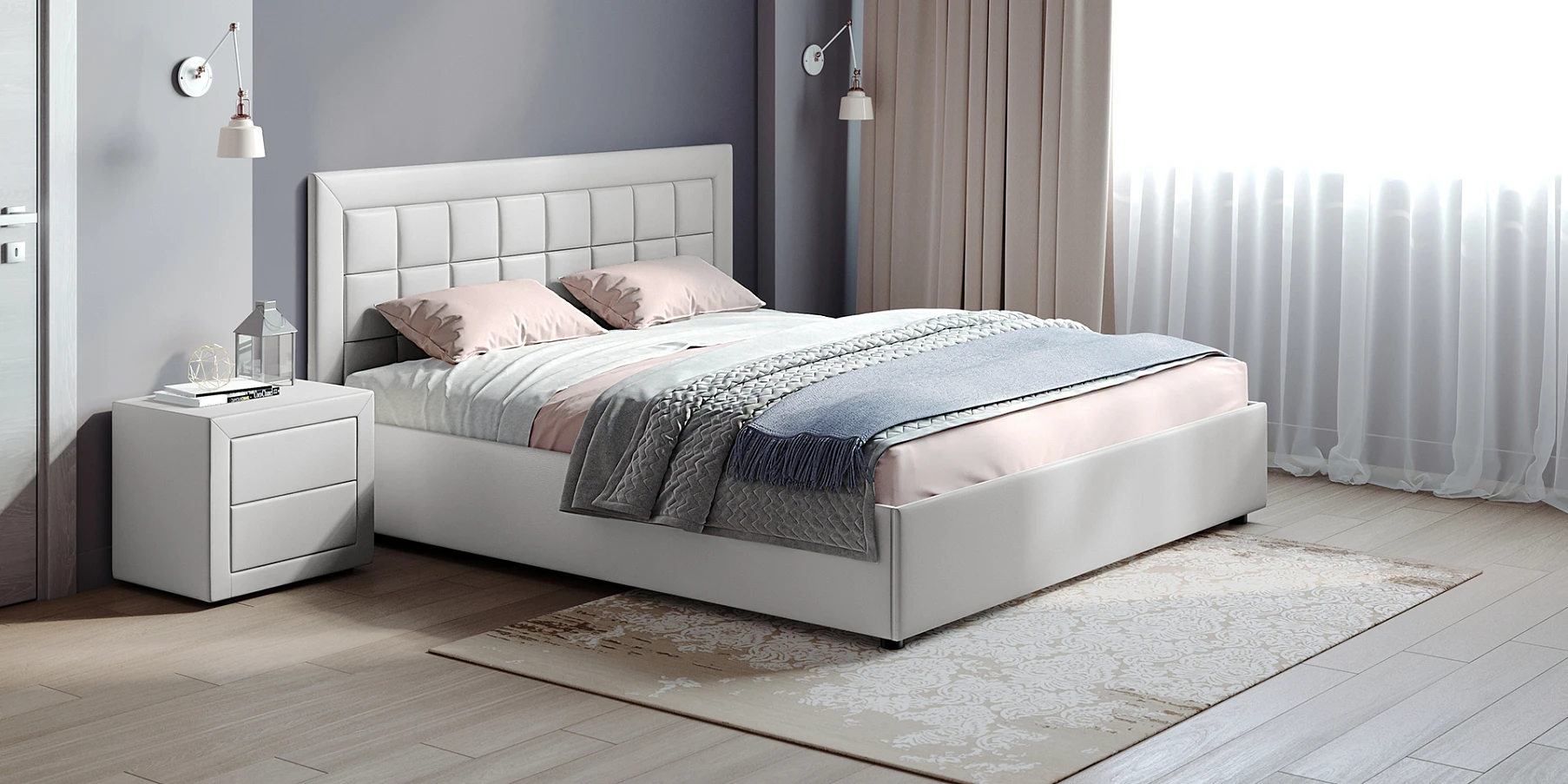 Кровать двуспальная Noemi New 160х200 модель 1222