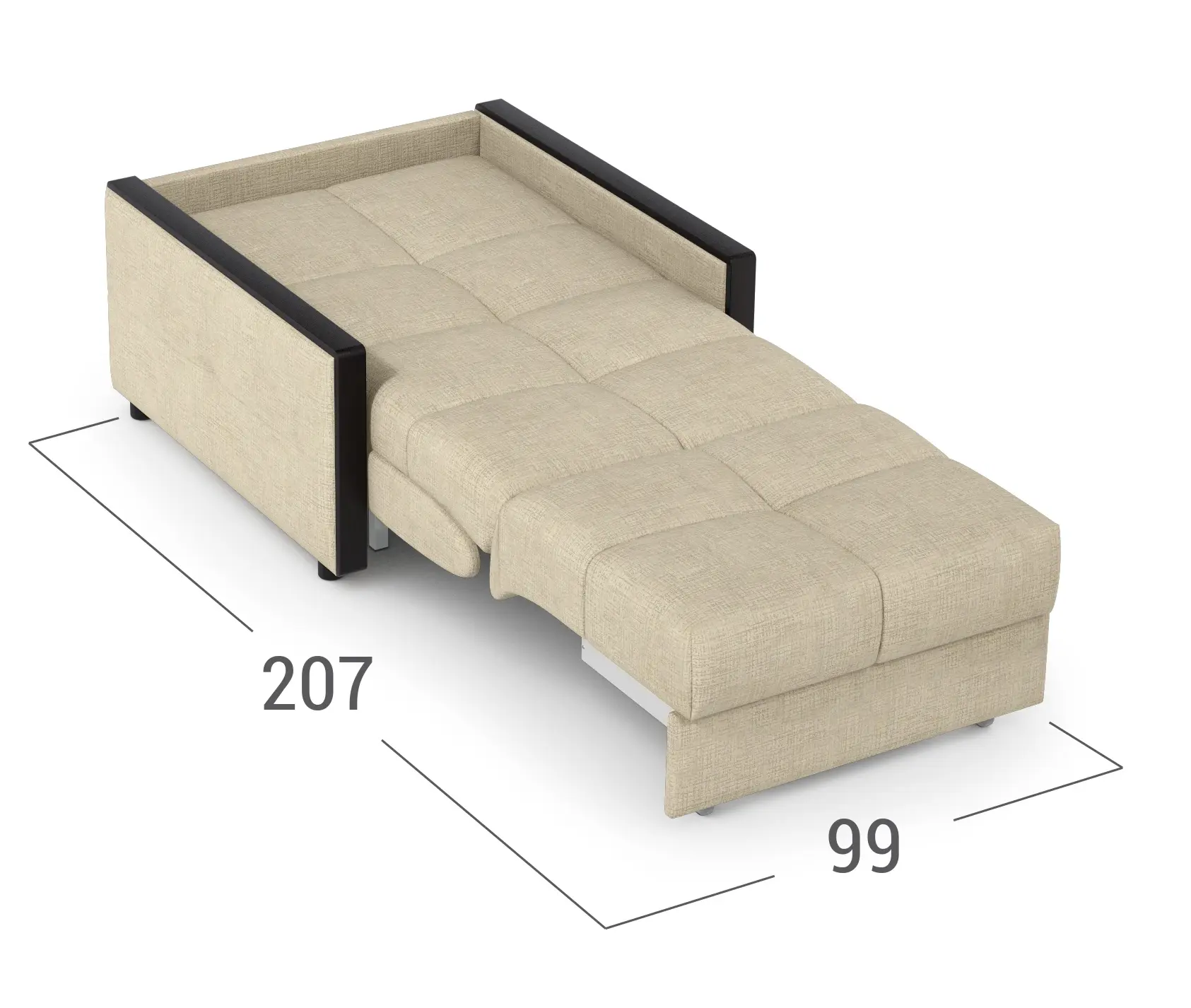 диван выкатной с большим спальным местом