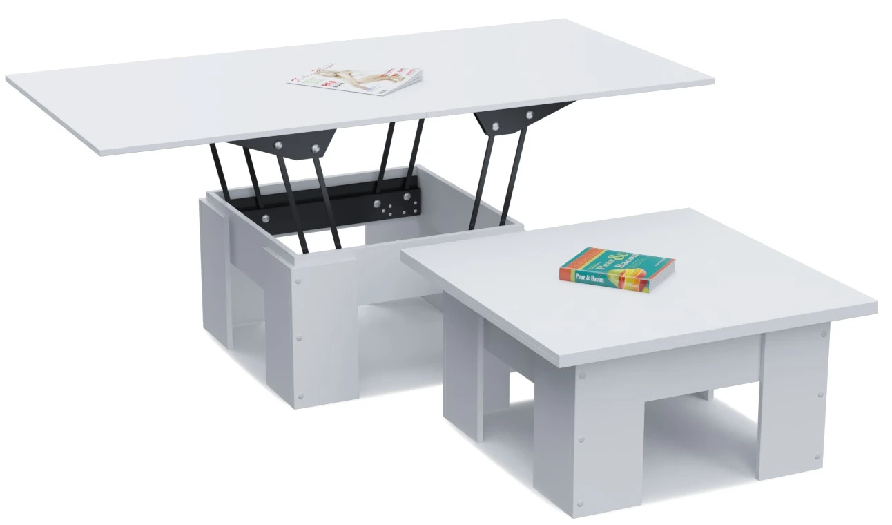 стол трансформер журнальный обеденный с подъемным механизмом на колесиках