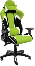 Кресло геймерское Prime черное / зеленое