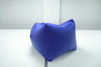 Надувное кресло-пуф Ламзак Мини синий