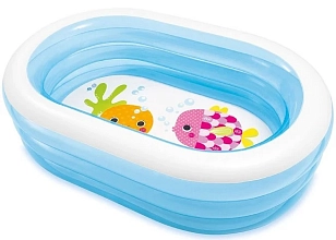 Детский надувной бассейн intex Рыбки