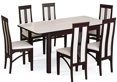 Обеденная группа стол 6 стульев