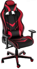 Кресло геймерское Racer черное / красное