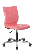 Кресло компьютерное Бюрократ розовый лофт +экокожа