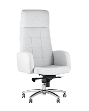 Кресло для руководителя Лестер светло-серый