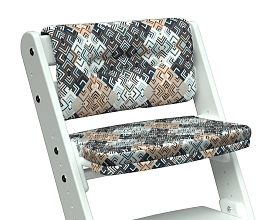 Комплект подушек для стула Конёк Горбунёк Комфорт на спинку и сиденье (Лабиринт)