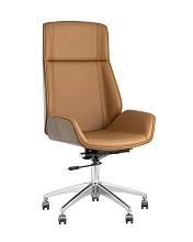 Кресло для руководителя TopChairs Crown коричневое