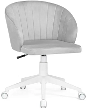 Кресло компьютерное Пард confetti silver серый белый