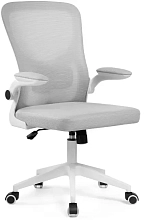 Кресло компьютерное  Konfi light gray / white