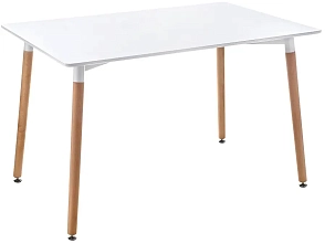 Стол обеденный Table 120 white wood