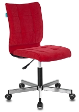 Кресло компьютерное Бюрократ CH-330M/VELV88 красный Velvet 88 крестовина металл
