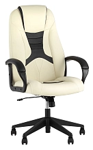 Кресло геймерское TopChairs ST-CYBER 8 белый/черный эко.кожа крестовина пластик