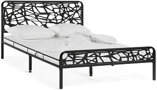 Кровать металлическая Сакура Кубо 120х200 черный