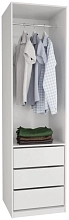 Шкаф для гардеробной Дели 13 ПАКС Икеа (IKEA) Белый