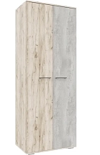 Шкаф Бостон ШК-800 дуб крафт серый / бетонный камень