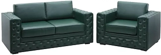 Комплект мягкой мебели Клиф зеленый