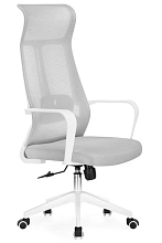 Кресло компьютерное Tilda light gray / white