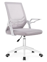 Кресло компьютерное Arrow light gray / white