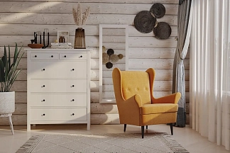 Кресло для отдыха Тойво жёто-оранжевый Икеа (IKEA)