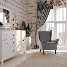 Кресло для отдыха Тойво серый Икеа (IKEA)