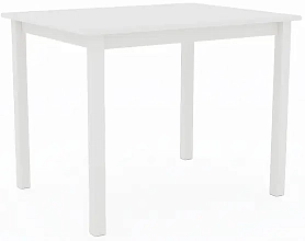 Стол обеденный Ф-156.06 массив белый Икеа (IKEA)