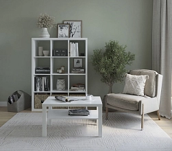 Стол журнальный Энкель 82 белый Икеа (IKEA)