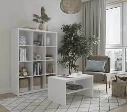Стол журнальный Энкель 82С белый Икеа (IKEA)
